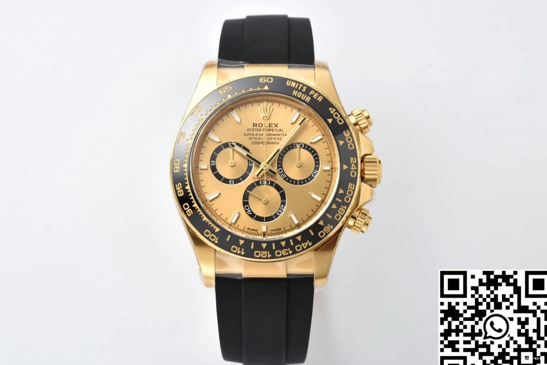 Dial Factory Cosmograph Daytona M126518 Bezel Black Clean Rolex Yellow 1222